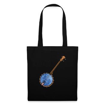 Chemises Banjo Pour Hommes Bluegrass Appalachia Folk - Sac en tissu - noir - Devant