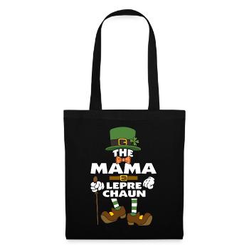 The Mama Leprechaun St Patrick's Day - Stoffbeutel - Schwarz - Vorne