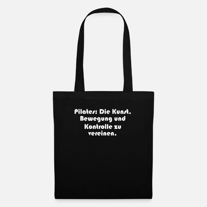 Pilates - Pilates: Die Kunst, Bewegung und - Stoffbeutel - Schwarz