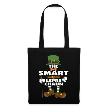 Le lutin intelligent St Patrick - Sac en tissu - noir - Devant