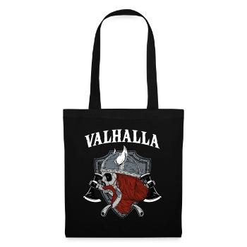 Valhalla I Guerrier Viking - Sac en tissu - noir - Devant
