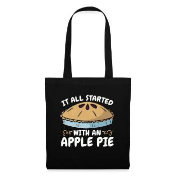 Apple Pie It All Started With Baking Apple Fruit - Tote Bag - black - Front