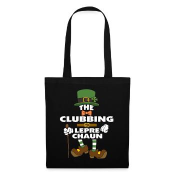 The Clubbing Leprechaun St Patrick's Day - Tote Bag - black - Front