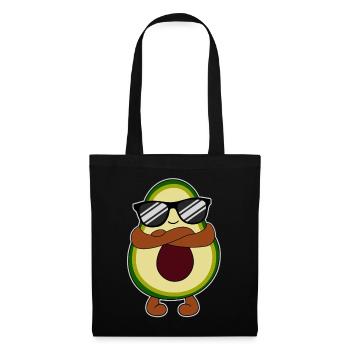 Avocado With Sunglasses Funny Gift - Tote Bag - black - Front