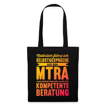 MTRA Radiologie Röntgen Radiologe MTA - Stoffbeutel - Schwarz - Vorne
