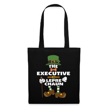 Le lutin exécutif St Patrick’s Day - Sac en tissu - noir - Devant