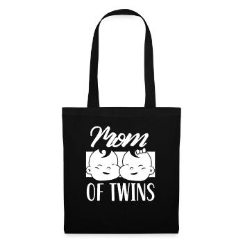 Mère des Gémeaux Gémeaux Gémeaux Humour - Sac en tissu - noir - Devant