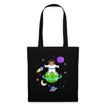 Astronaut Lovers Cat Owners - Tote Bag - black - Front