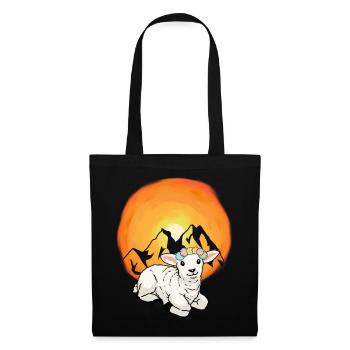 Mountains Austria Alps Lamb Sheep Nature Alm - Tote Bag - black - Front