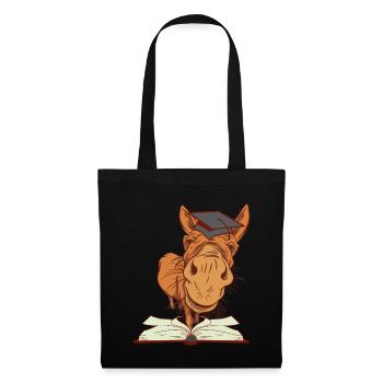 Donkey mule enrollment first grader clever - Tote Bag - black - Front