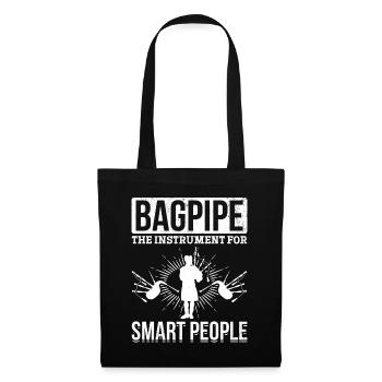 Bagpipe Player - Bagpipe The Instrument For Smart - Tote Bag - black - Front