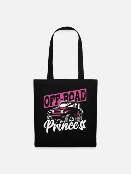 Off-Road Princess Offroading Off-Roading - Stoffbeutel - Schwarz