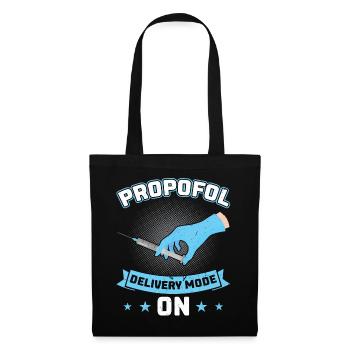 Propofol Delivery Mode On - Anesthesiologist - Tote Bag - black - Front