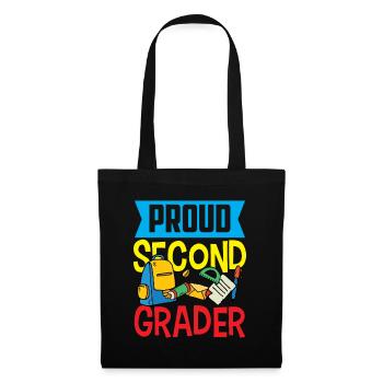 Fière école d’enseignants de deuxième classe de deuxième année - Sac en tissu - noir - Devant