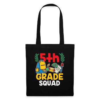 Équipe de 5 classes École de cinquième année - Sac en tissu - noir - Devant