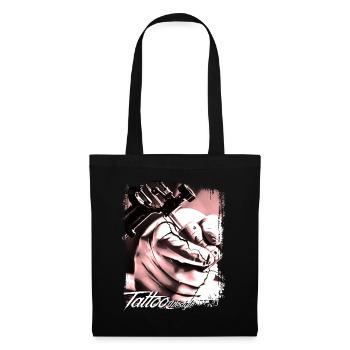 tattoo machine tattoo inked lifestyle streetwear - Tote Bag - black - Front