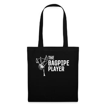 The Bagpipe Player - Bagpiper Bagpipe Player - Stoffbeutel - Schwarz - Vorne