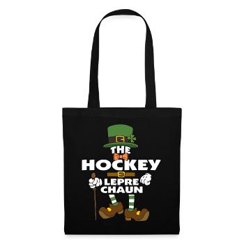 The Hockey Leprechaun St Patrick's Day - Tote Bag - black - Front