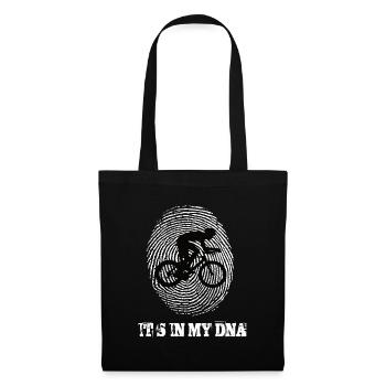 Le vélo de route est dans mon ADN - Sac en tissu - noir - Devant