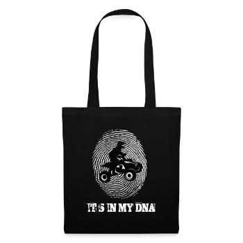Quad c’est dans mon ADN - Sac en tissu - noir - Devant