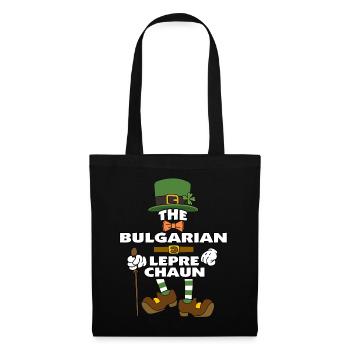 Le lutin bulgare Saint-Patrick - Sac en tissu - noir - Devant