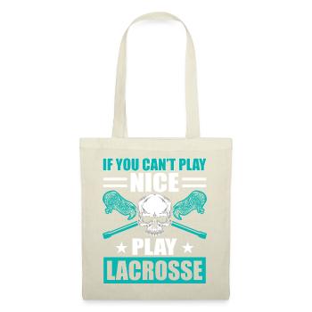 Lacrosse LAX Club Team Spieler Trainer Fans Coach - Stoffbeutel - Natur - Vorne