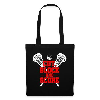 Lacrosse LAX Club Team Players Coaches Fans Coach - Sac en tissu - noir - Devant
