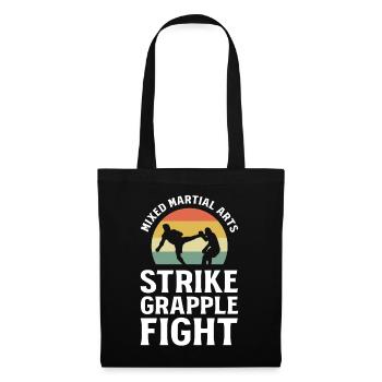 Arts martiaux mixtes Strike Grapple Fight MMA - Sac en tissu - noir - Devant