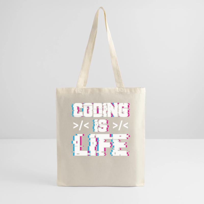 Le codage est un code de codeur programmeur de vie Sac en tissu