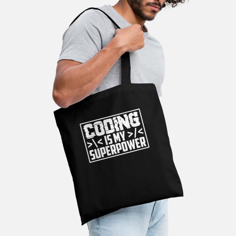 Coding Ist Meine Superkraft Programmierer Coder Stoffbeutel