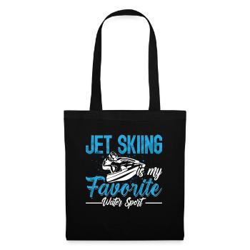 Jet Ski Mon Bateau à moteur préféré Skieur - Sac en tissu - noir - Devant