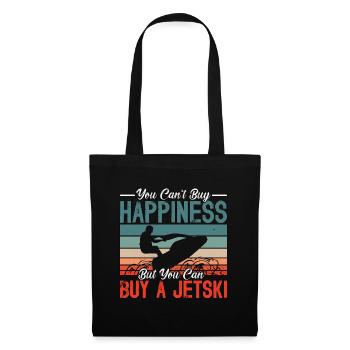 Jet Skiing You Can't Buy Happiness Retro Jet Skis - Tote Bag - black - Front