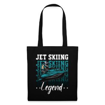 Jet Skiing Legend Water Sports Throttle Jet Skis - Tote Bag - black - Front