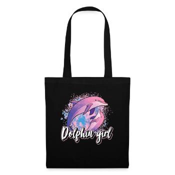 Dolphin Girl Lovers Dolphins Dolphins Dolphins - Tote Bag - black - Front
