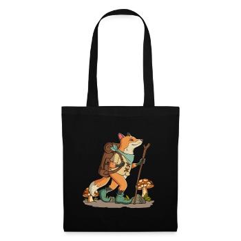 Cottagecore Fox - Tote Bag - black - Front