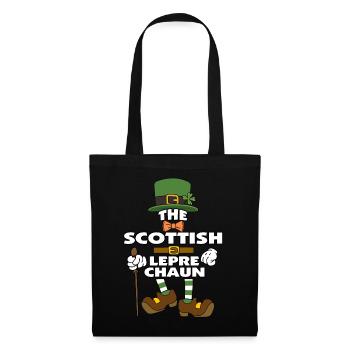 The Scottish Leprechaun St Patrick's Day - Stoffbeutel - Schwarz - Vorne