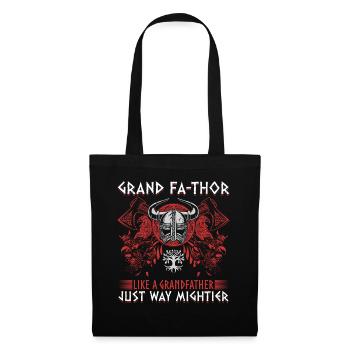 Great Vathor - Fête des pères Fête des pères Cadeau Vikings - Sac en tissu - noir - Devant