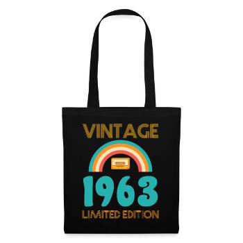 Retro Classic 1963 - Stoffbeutel - Schwarz - Vorne
