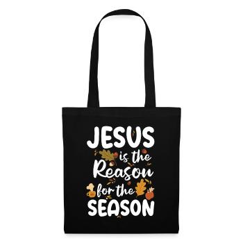 Jesus is the reason for the autumn faith season - Tote Bag - black - Front