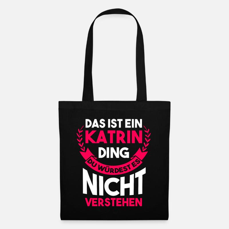 Katrin - Stoffbeutel - Schwarz