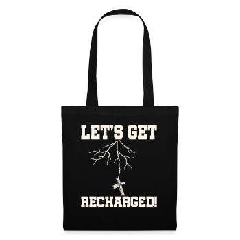 Let's Recharge Christian Holiness - Tote Bag - black - Front