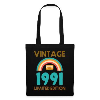 Édition limitée 1991 - Sac en tissu - noir - Devant