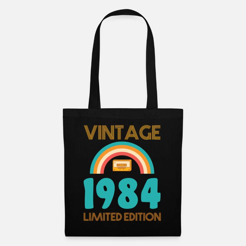 Retro Classic 1984 - Tote Bag - black