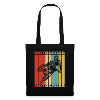 Motocross - Sac en tissu - noir - Devant