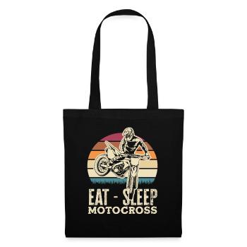 Motocross Kindermotocross Matsch - Stoffbeutel - Schwarz - Vorne