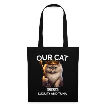Cat Mom Dad Persian Cat Queen - Tote Bag - black - Front