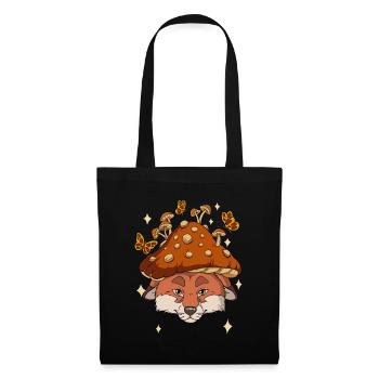 Cottagecore Fox - Tote Bag - black - Front