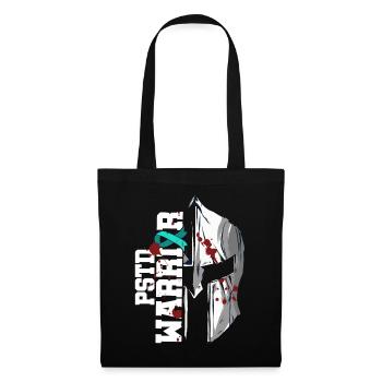 Casque du Mois national de sensibilisation au stress Pstd Warrior - Sac en tissu - noir - Devant