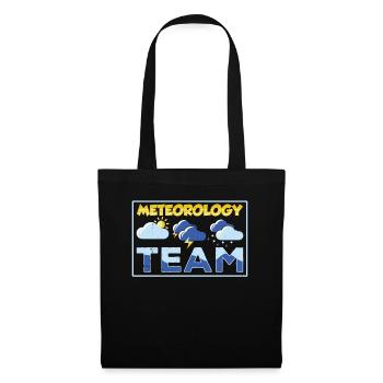Équipe Météorologie Météorologue Prévisions météorologiques - Sac en tissu - noir - Devant