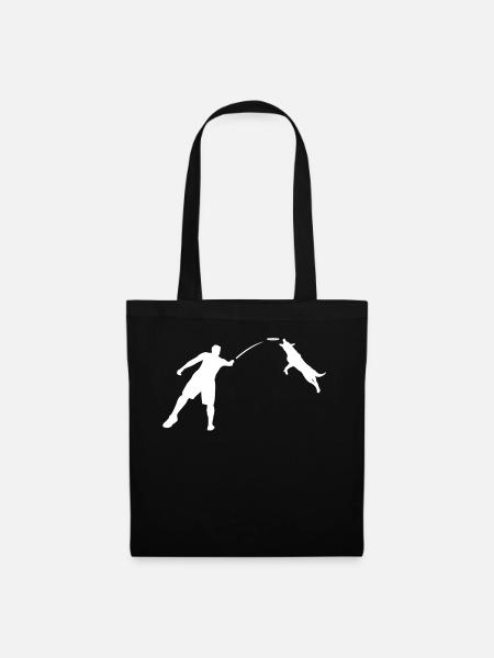 Hundetraining Hundetrainer Hundeerzieher Geschenk - Stoffbeutel - Schwarz